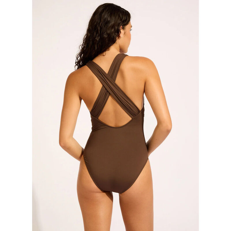 Seafolly Cross Back One Piece image number 1